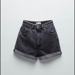 Zara mom Jean shorts